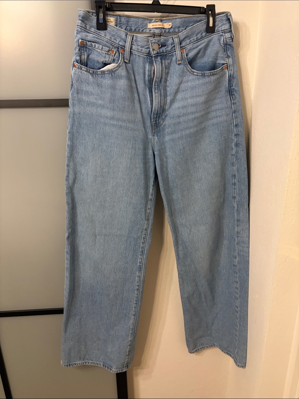 Levi's Light Blue Wide Leg Jeans
